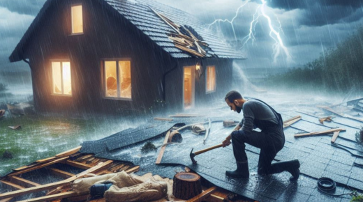 roof storm damage repair NJ