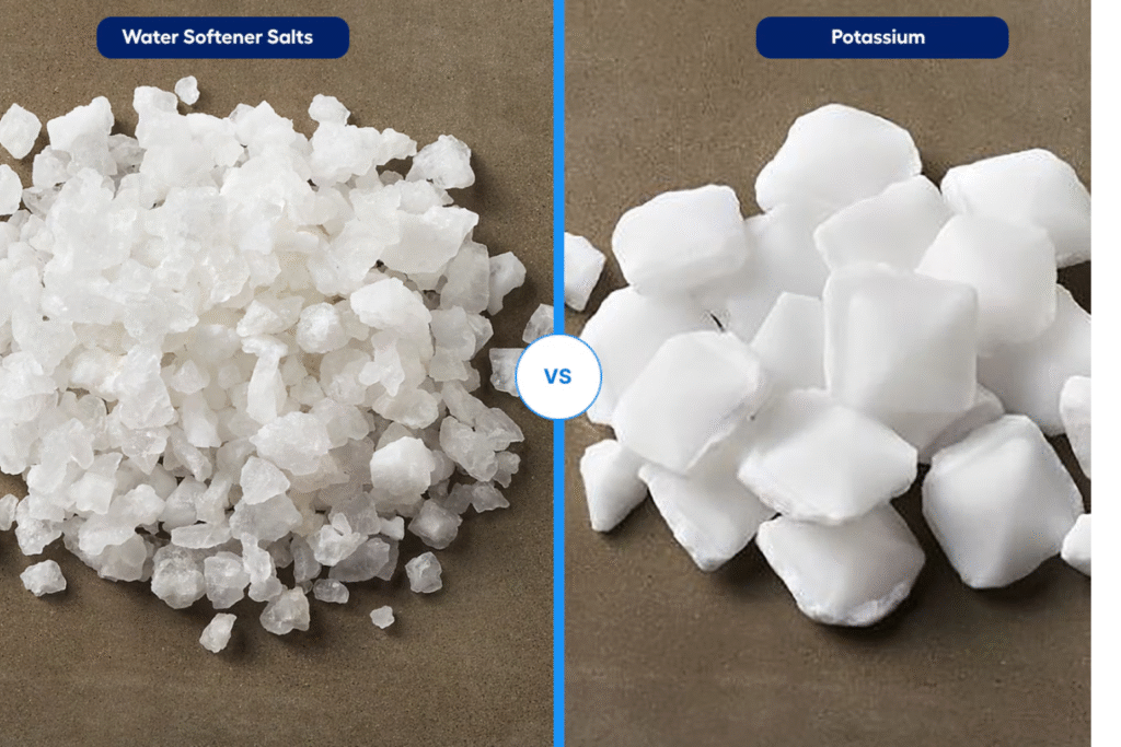 potassium vs salt for water softener