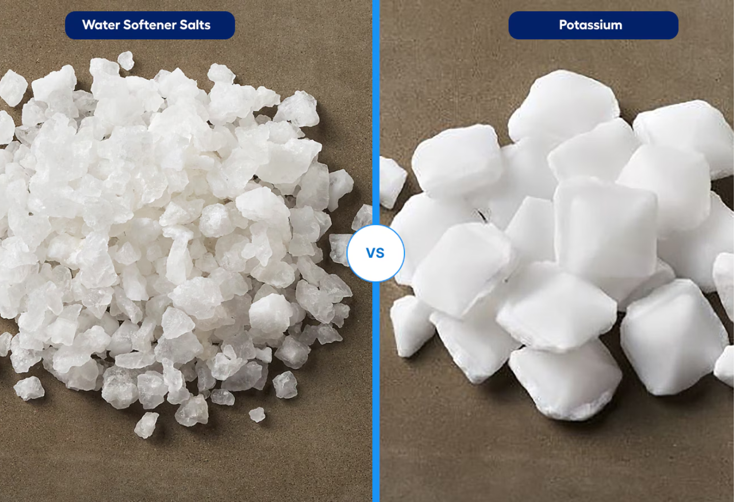 potassium vs salt for water softener