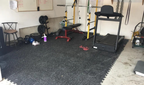 garage gym flooring
